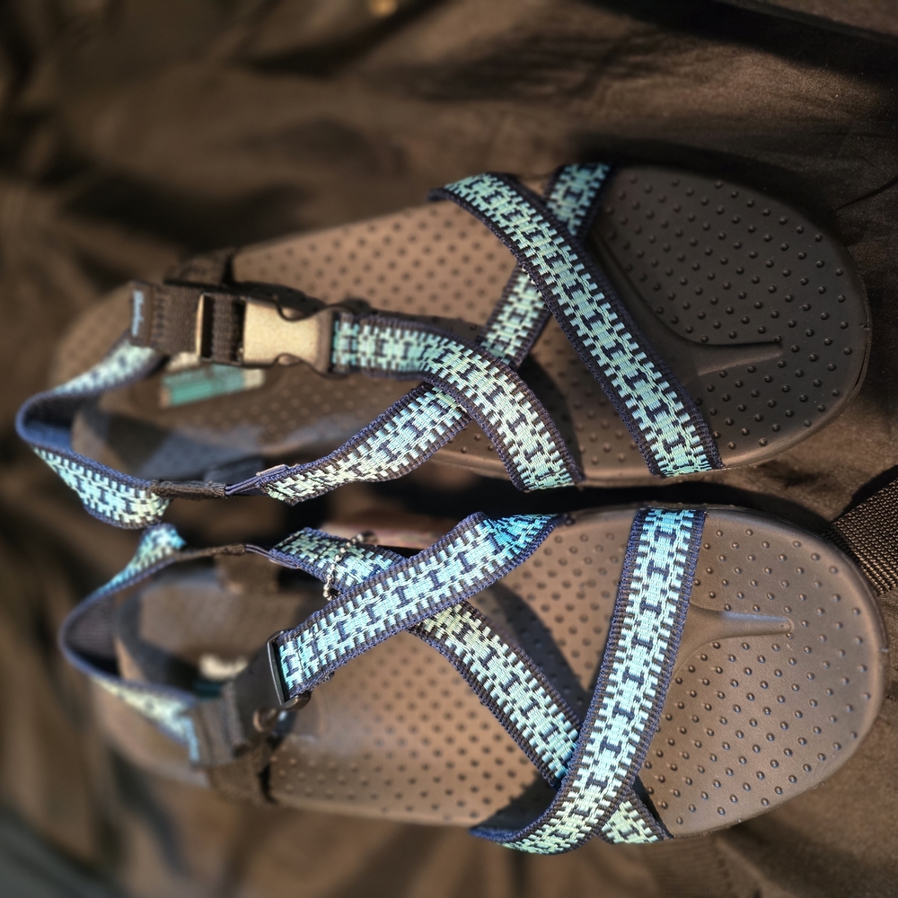 Skechers Women's Sandals - Black and Blue